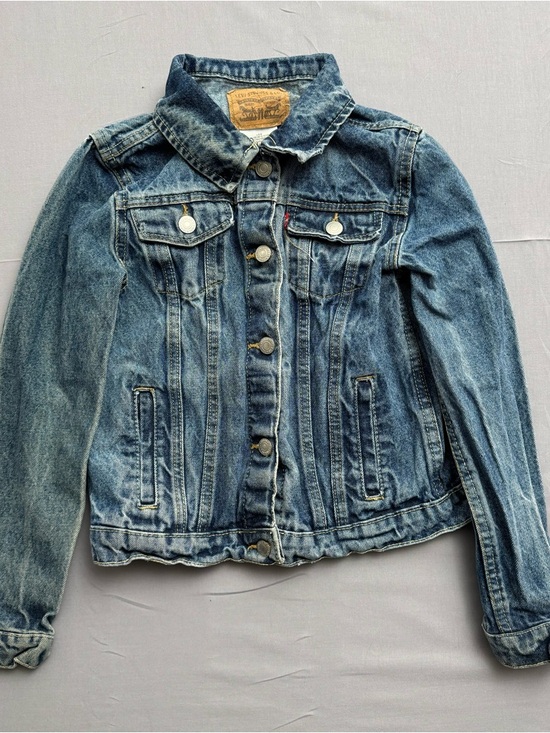 Levi's Other - Levi's Blue Denim Basic Jacket Kids L/G 12-13 YRS Button Front Unisex